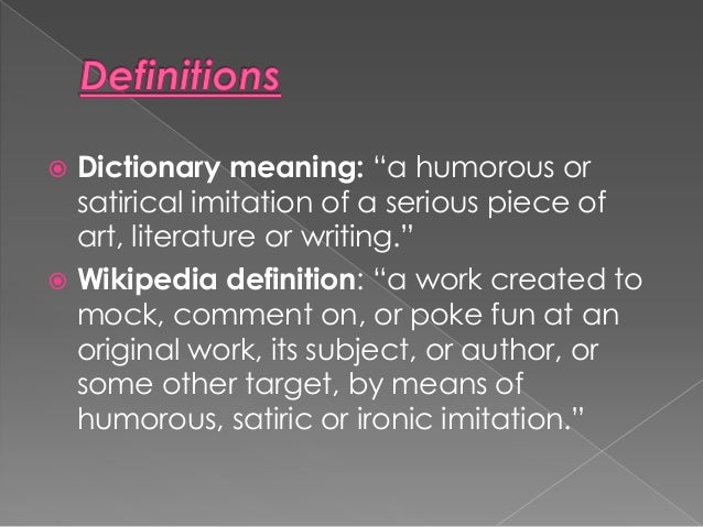 what-is-parody
