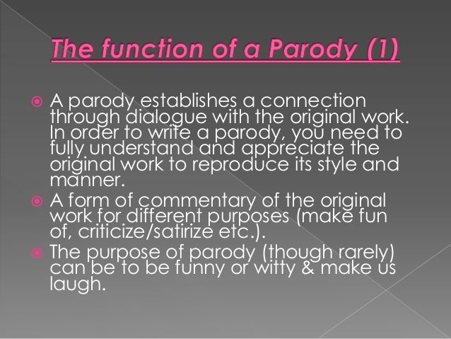 What is parody