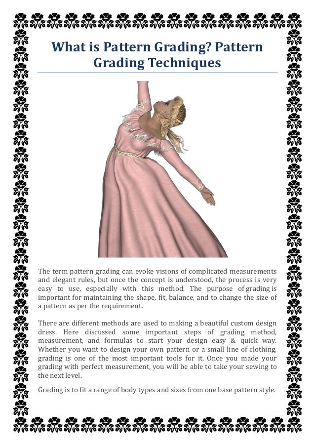 What is pattern grading pattern grading techniques