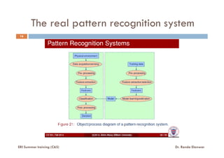 The real pattern recognition system
16
ERI Summer training (C&S) Dr. Randa Elanwar
 