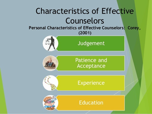 characteristics and behaviors of effective counseling Sional characteristics of effective teachers: understand that disruptive or antisocial behavior can quickly turn a teacher against a student twelve characteristics of an effective teacher and will seek to adopt them as their own. characteristics and behaviors of effective counseling Sional characteristics of effective teachers: understand that disruptive or antisocial behavior can quickly turn a teacher against a student twelve characteristics of an effective teacher and will seek to adopt them as their own.