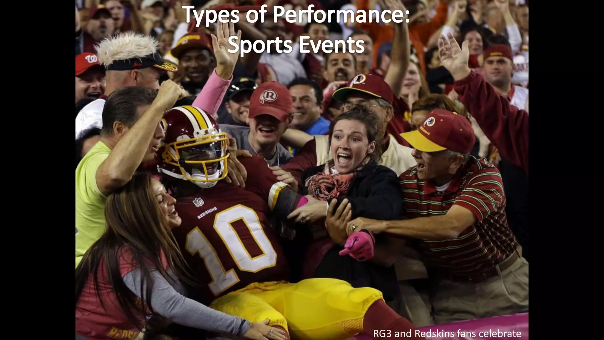 RG3 and Redskins fans celebrate
 