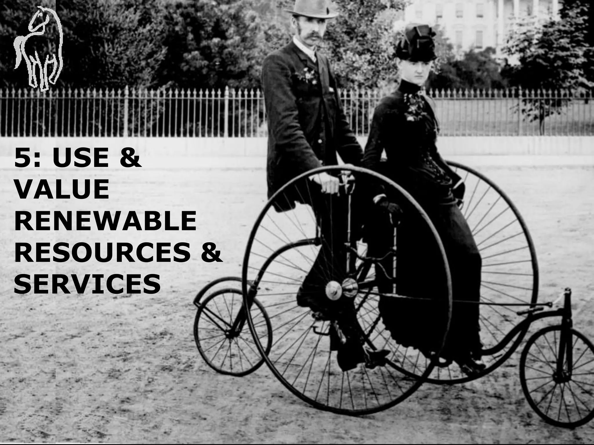 5: USE &
VALUE
RENEWABLE
RESOURCES &
SERVICES