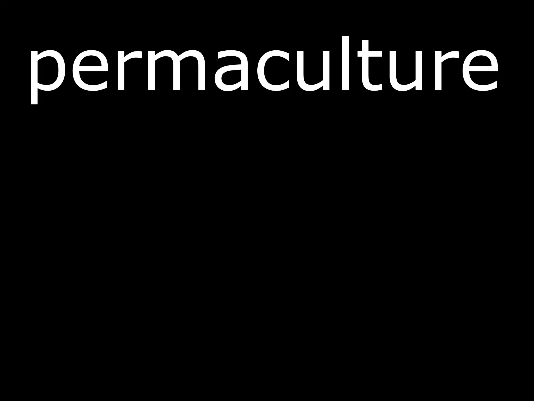 permaculture