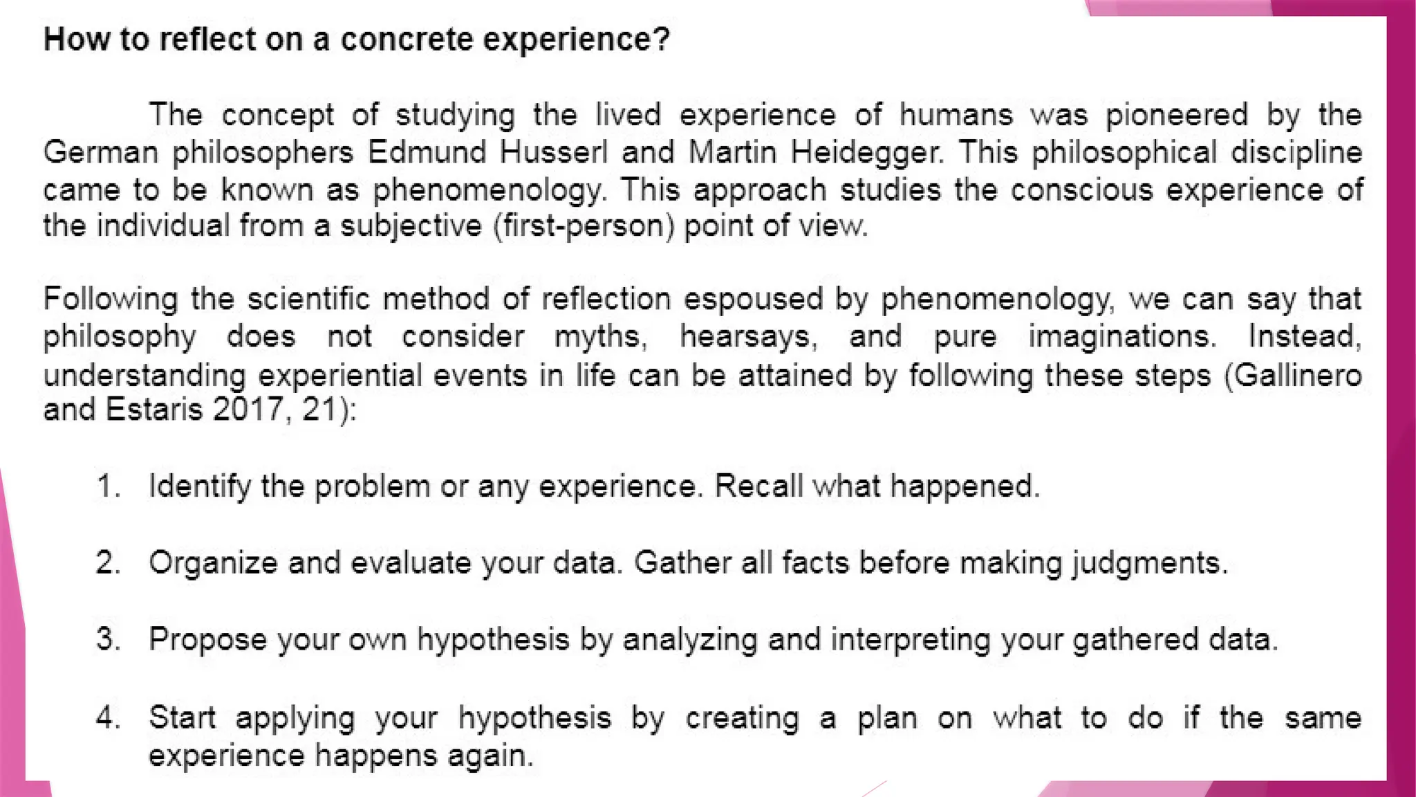 This module will provide you with the importance of philosophy.