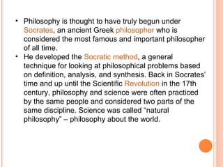 What is philosophy presentation