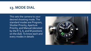 Camera Modes Answer Key GRADE 10 STEM | PPTX