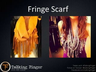 Fringe Scarf
 