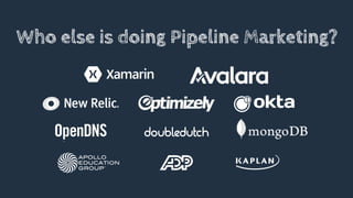 Who else is doing Pipeline Marketing?
 