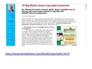 http://www.templetons.com/brad/copymyths.html
 