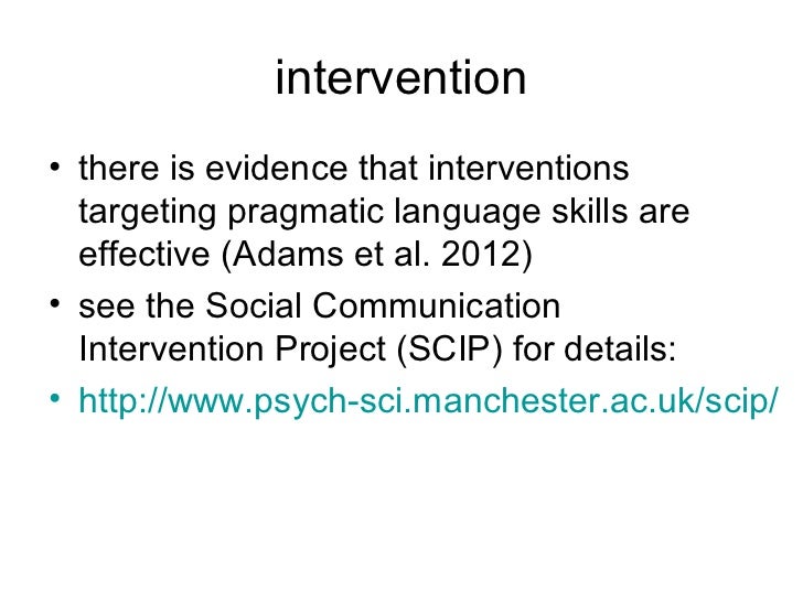 What Is Pragmatic Language Impairment 