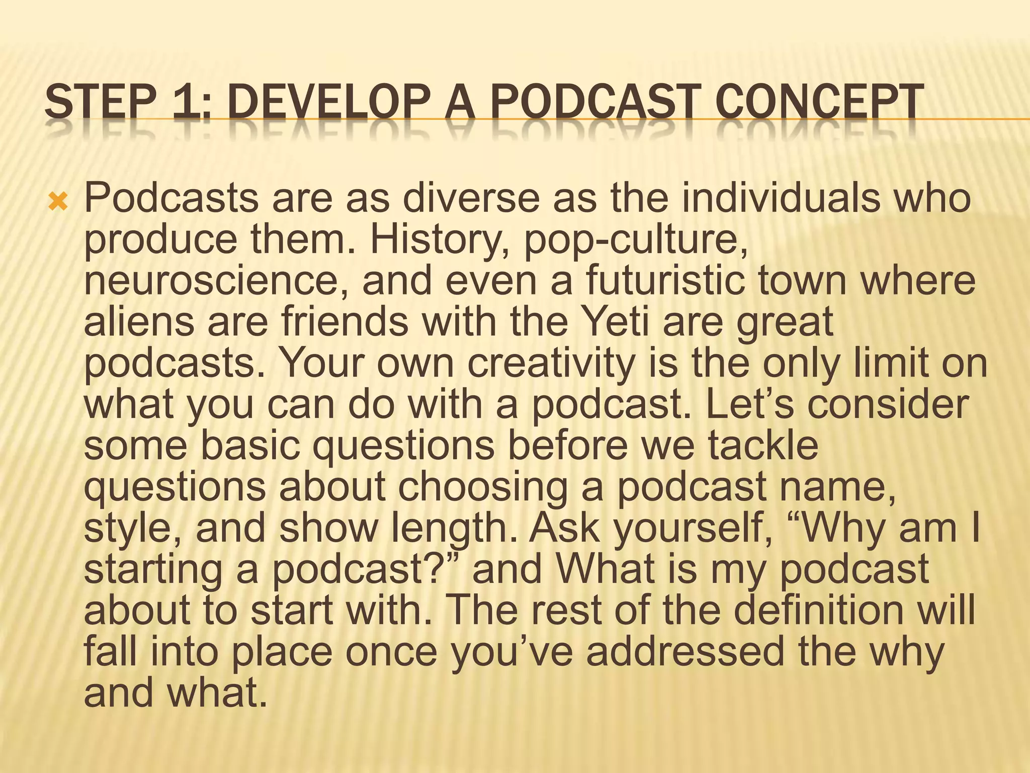 What is podcast | PPTX