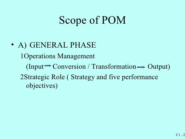 What is pom