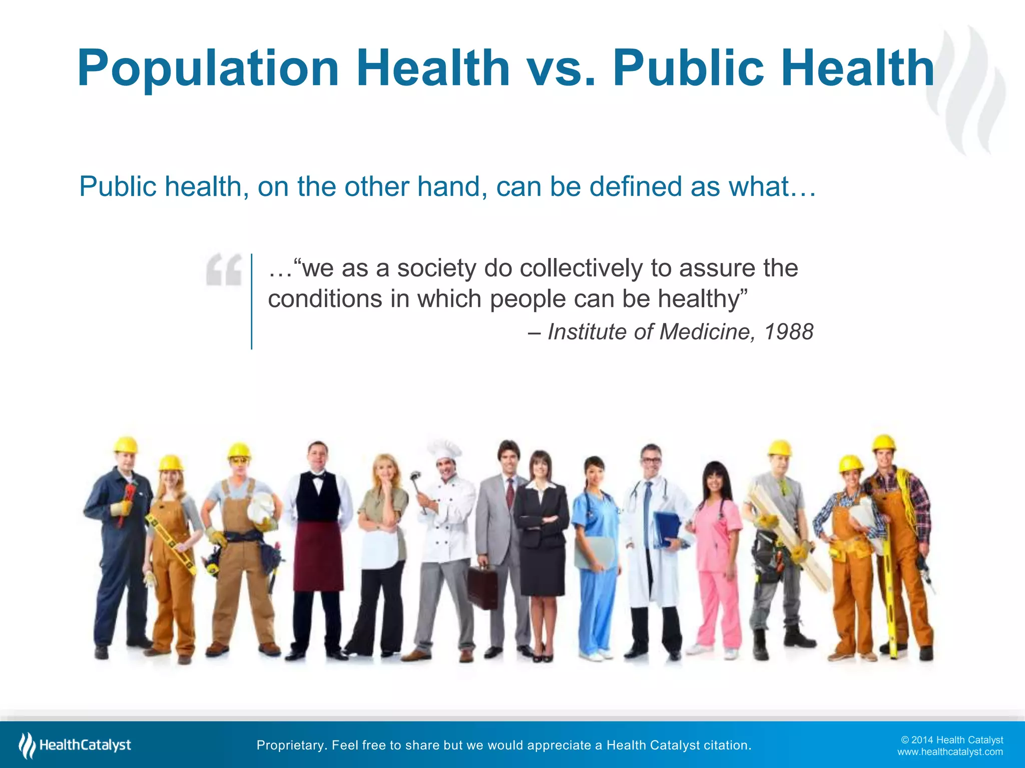 What Is Population Health And How Does It Compare to Public Health | PPTX