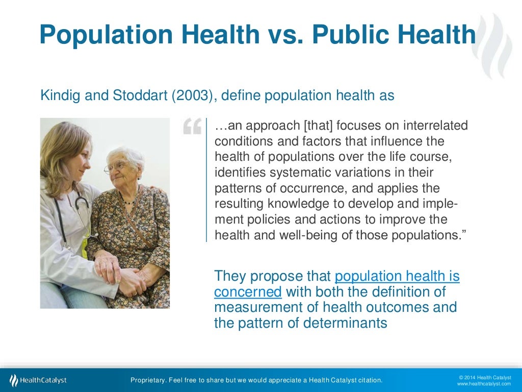 What Is Population Health And How Does It Compare to Public Health