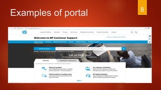 Examples of portal 8
 