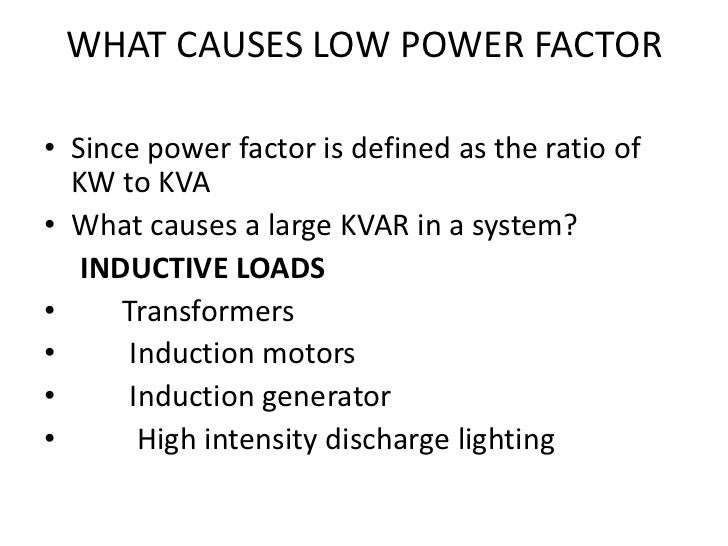 What is power factor