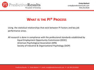 What Is Predictive Index | PPTX