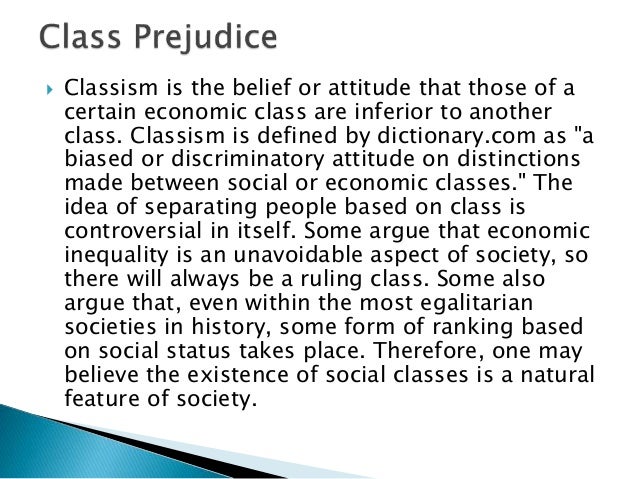What Is Prejudice Mean