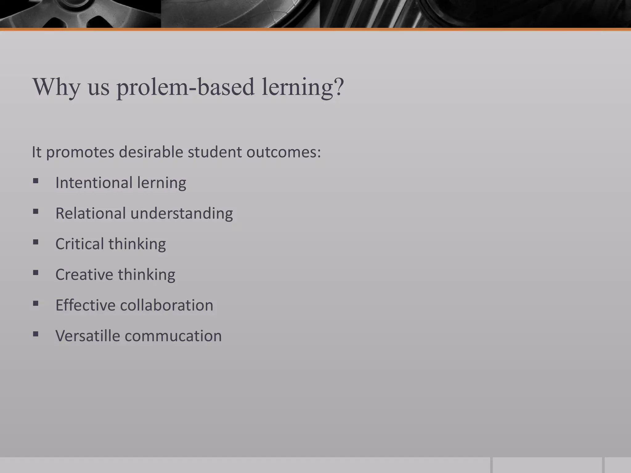 What is problem based learning | PPT