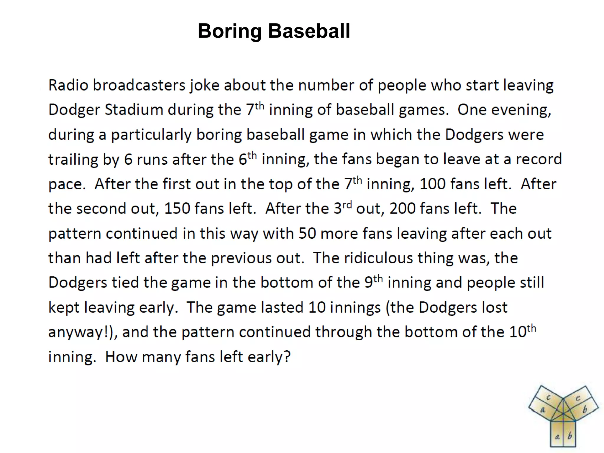 Boring Baseball
 