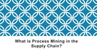 What is Process Mining in the
Supply Chain?
 