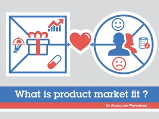 by Alexandre Wayenberg
What is product market ﬁt ?
 
