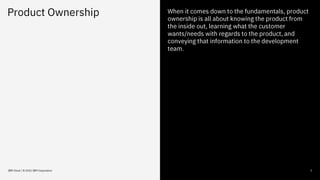 What is product ownership