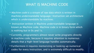 " PROGRAMMING LANGUAGE " with MOHSIN | PPT