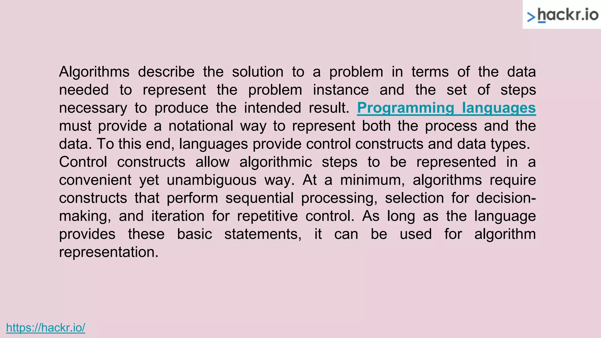 What is programming what are its benefits | PPT