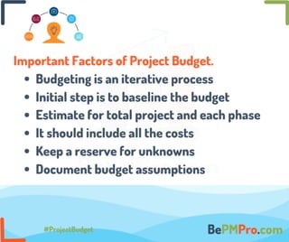 What is project budgeting presentation | PDF