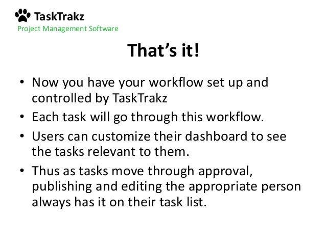 project management workflow