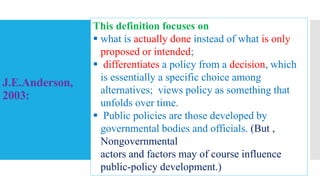 What is public policy | PPTX