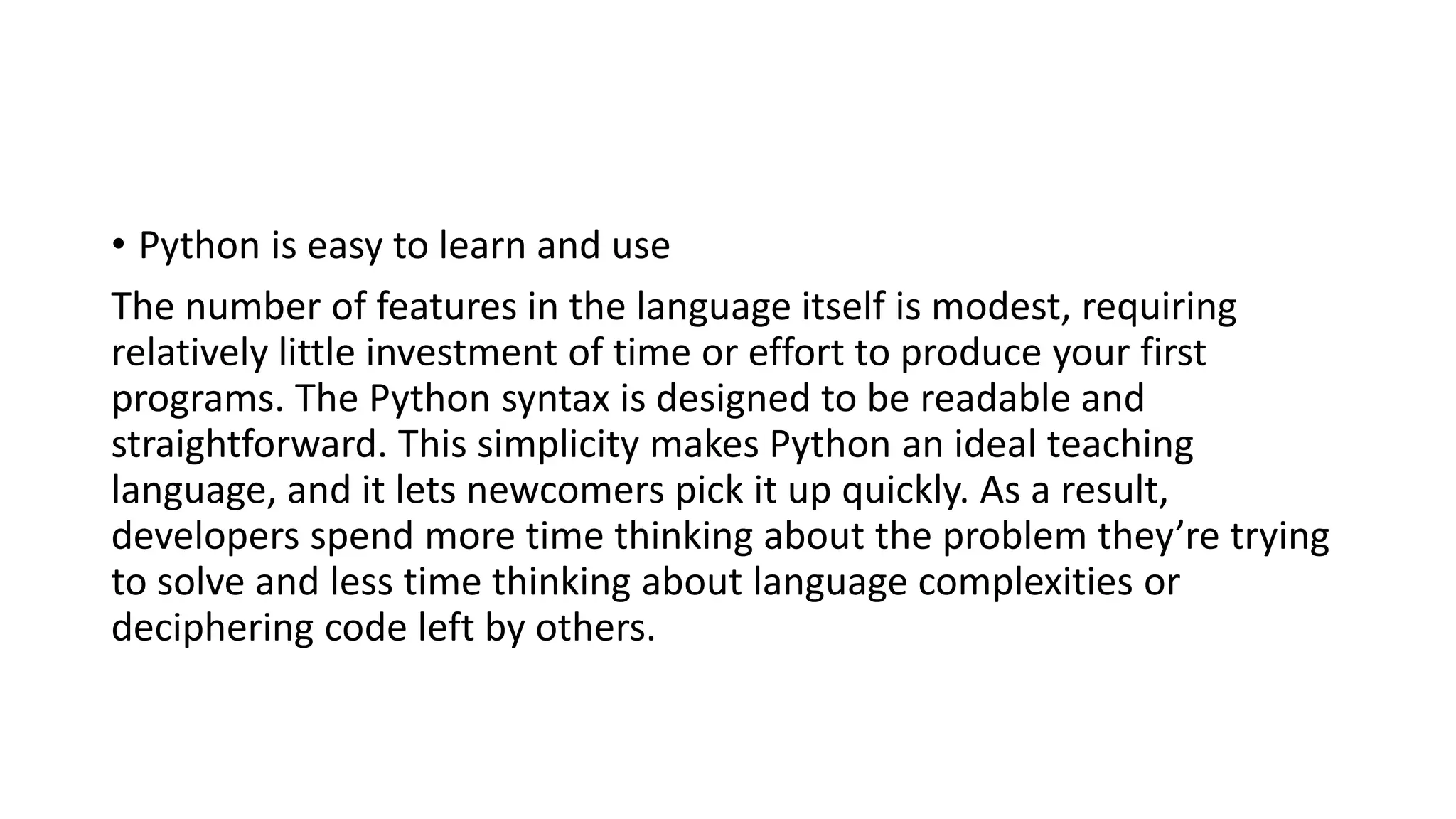What is python | PPT