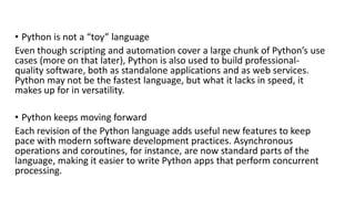 What is python | PPT | Free Download