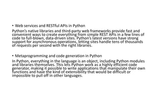 What is python | PPT image.