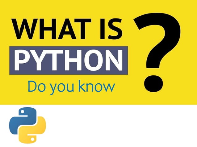 What is Python? | PPT