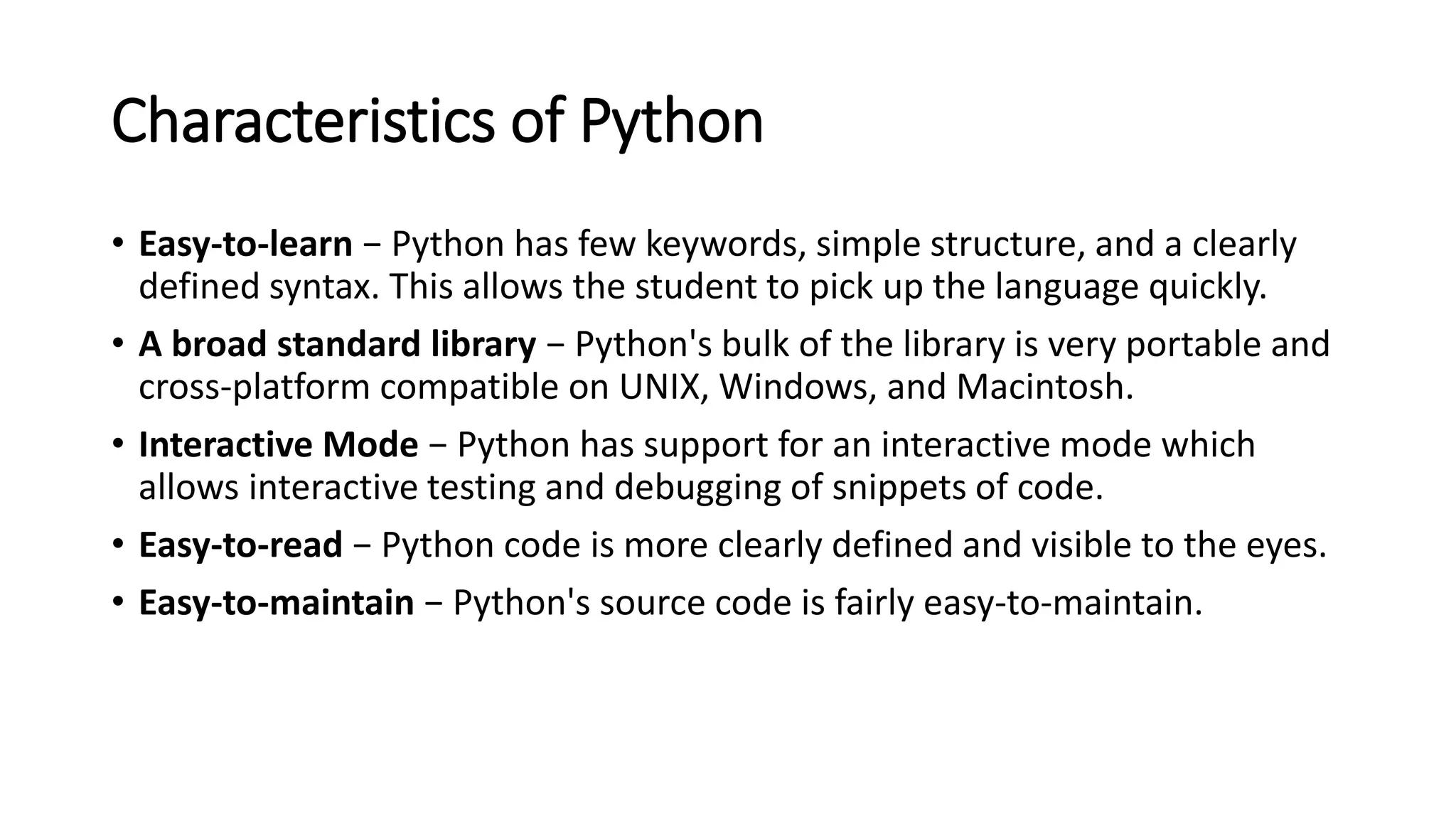 What is Python Programming for Beginners | PPT image.