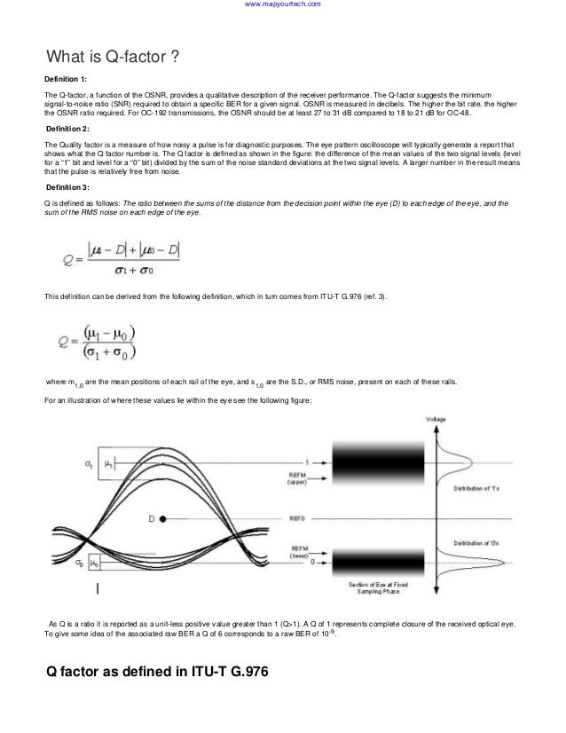 What is q factor