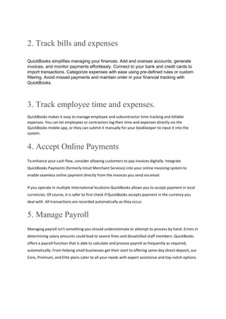 does quickbooks accept international payments