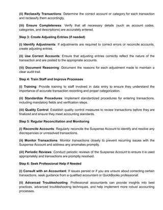 what is a suspense account in quickbooks how to