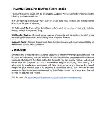 what is a suspense account in quickbooks how to