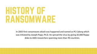 What is Ransomware? How To Prevent It | PPT