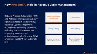 Revenue Cycle Management(RCM) Automation: Decrease Administrative ...