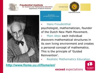 What is Realistic Mathematics Education? National Mathematics ...