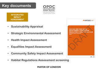 Key issuesKey documents
INTEGRATED
IMPACT
ASSESSMENT
• Sustainability Appraisal
• Strategic Environmental Assessment
• Health Impact Assessment
• Equalities Impact Assessment
• Community Safety Impact Assessment
• Habitat Regulations Assessment screening
 