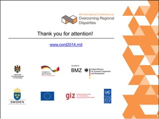 Thank you for attention! 
www.cord2014.md 