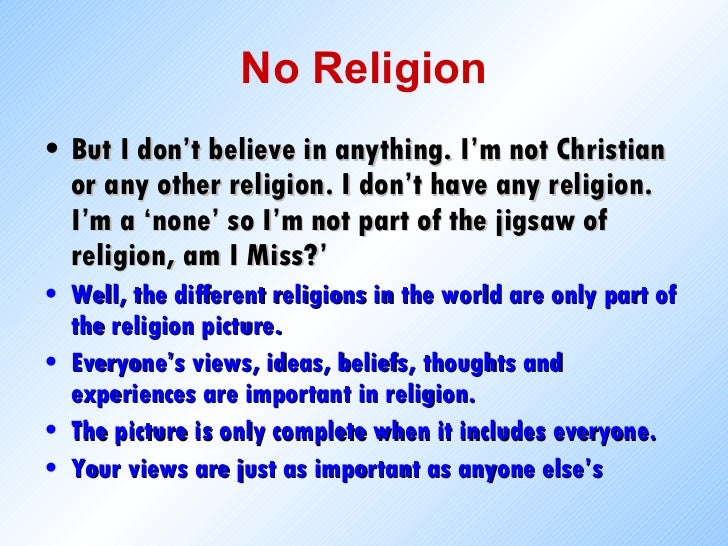 What is religion? and the God Question.