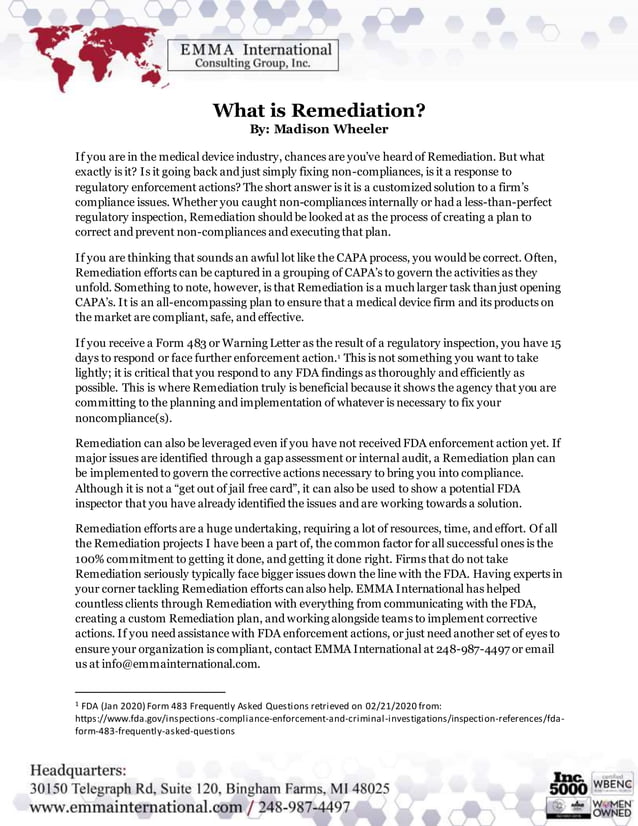 What is Remediation? PDF