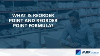 Reoder Point Formula What is reorder point and reorder point formula | PDF